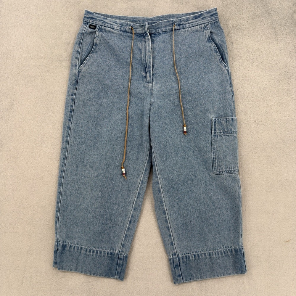 Vintage Lauren Jeans Co. Ralph Lauren Pants Capris 12P Denim Blue Jeans Cropped